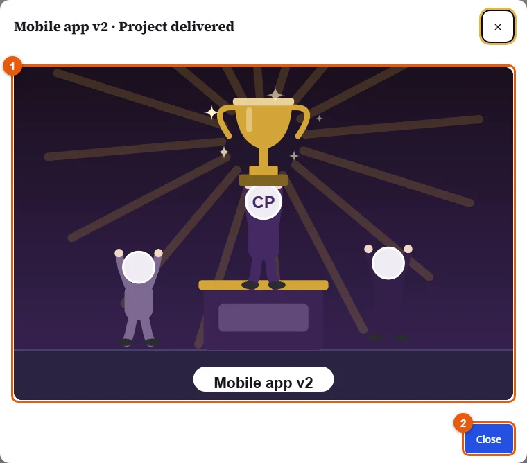 A project delivered: the team trophy